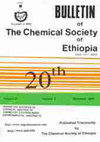 BULLETIN OF THE CHEMICAL SOCIETY OF ETHIOPIA雜志封面